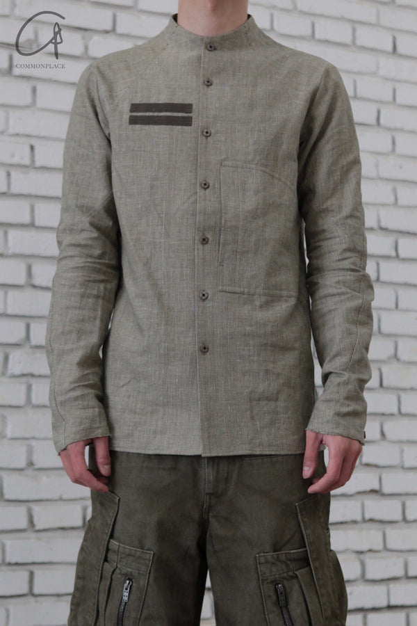 Devoa 24 Autumn and Winter Shirt Japan DVA-SHE-ESTSH-SAGE GREEN SHE-ESTSH